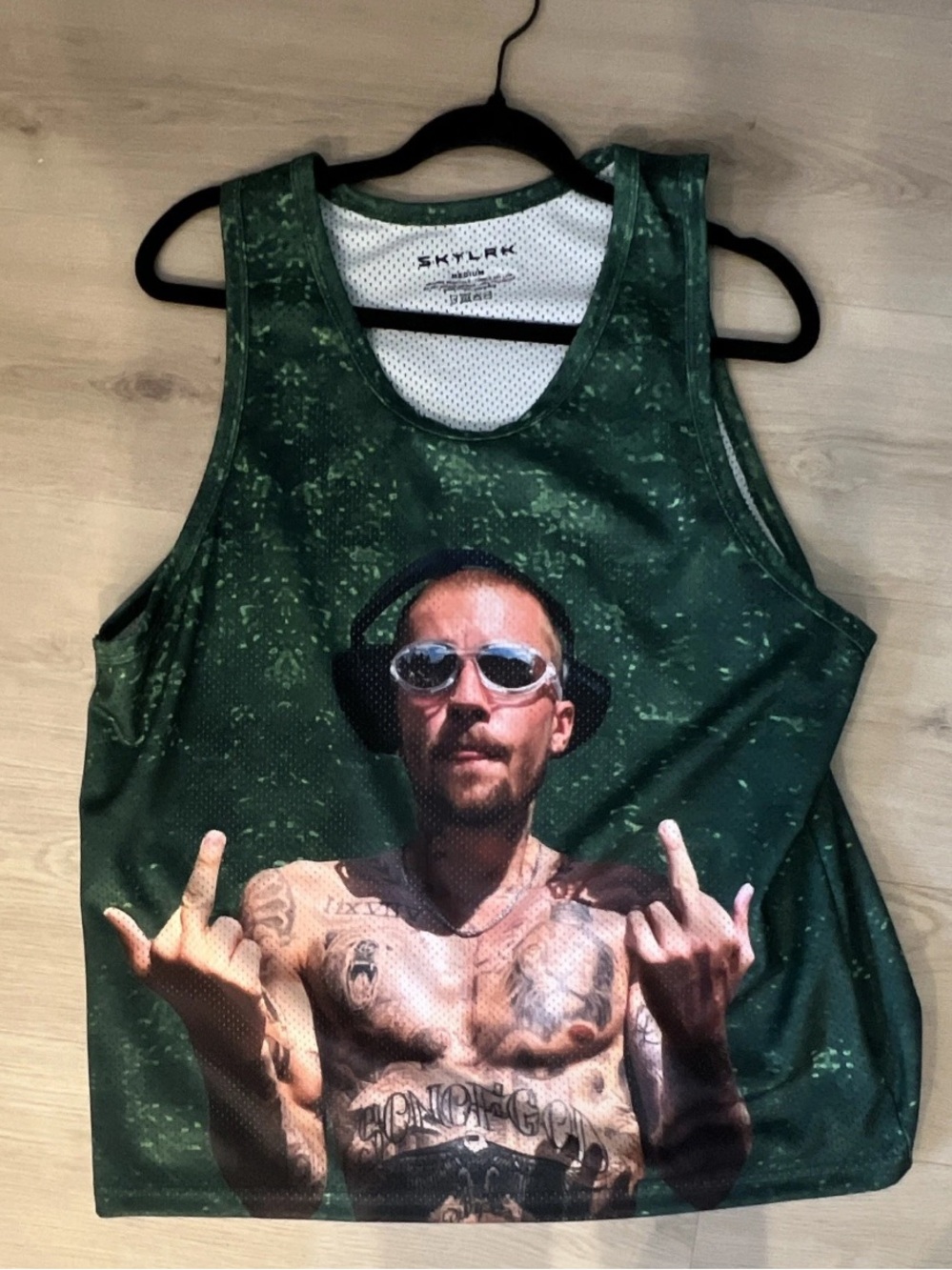Coachella Justin Bieber tank